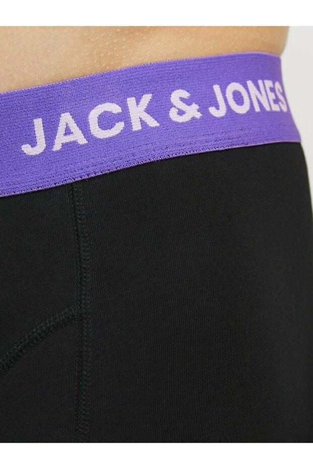 Jack Jones Caxel Solıd 3 Lü Paket Erkek Boxer 12268482 - 6