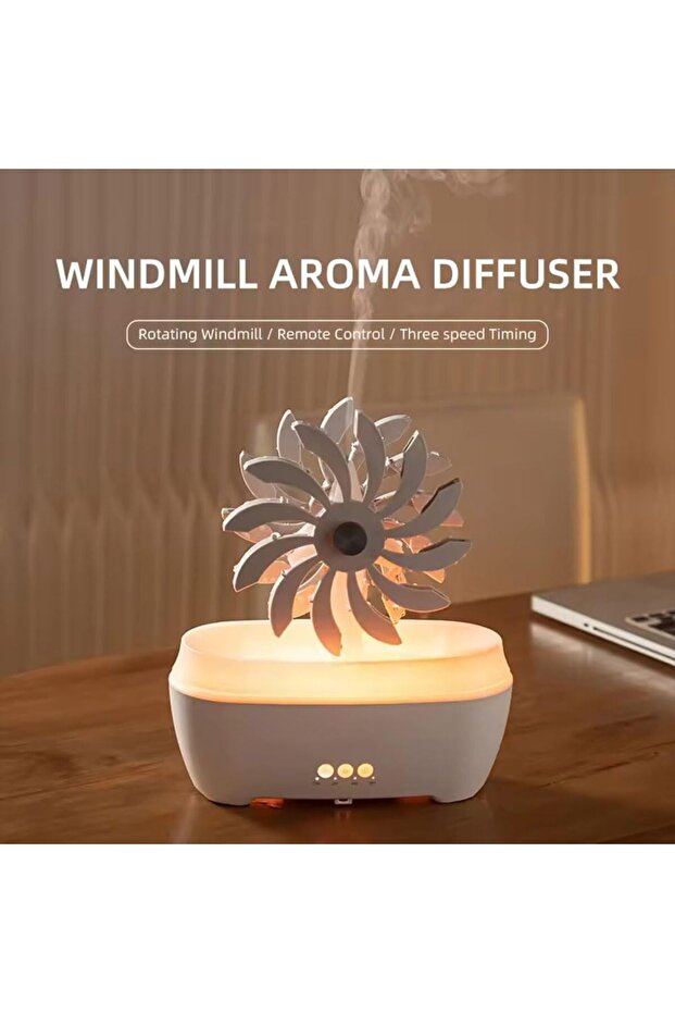 Aroma Diffuser Humidifier Night Light | Colors LED, Timer, Remote Control, Quiet - 1