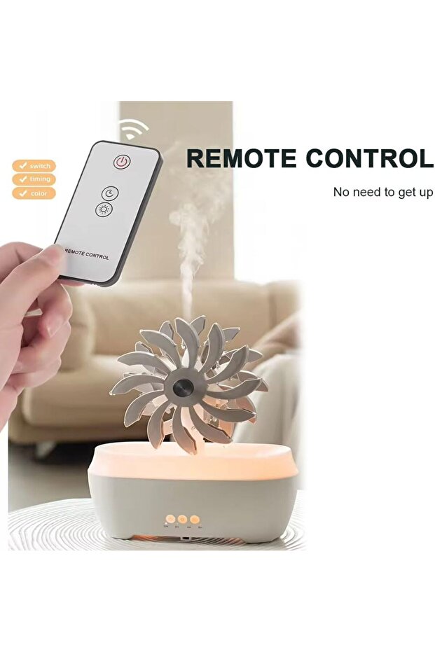 Aroma Diffuser Humidifier Night Light | Colors LED, Timer, Remote Control, Quiet - 6