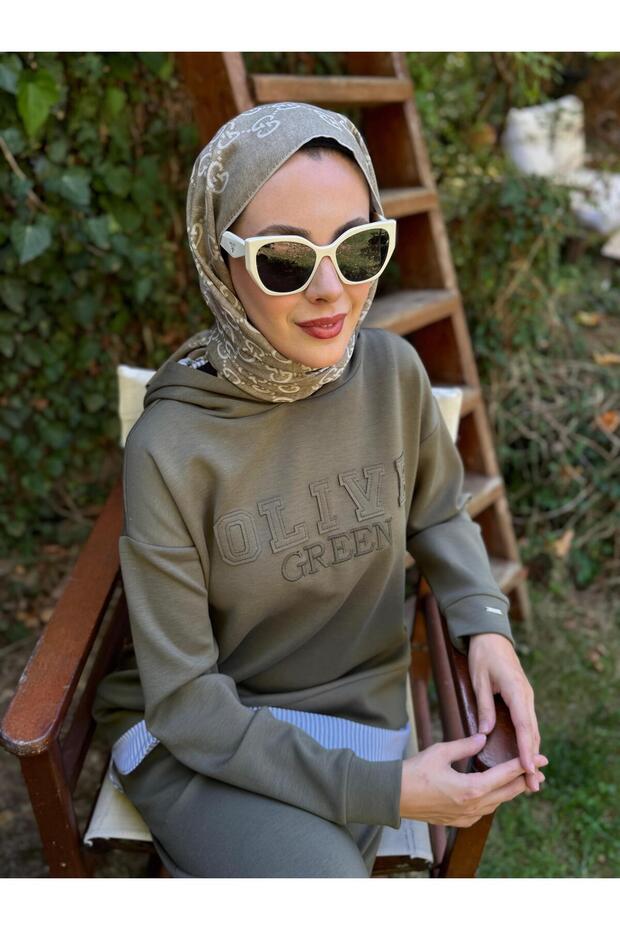 APLİKE NAKIŞLI KAPÜŞONLU O YHŞO TAKIM - 2