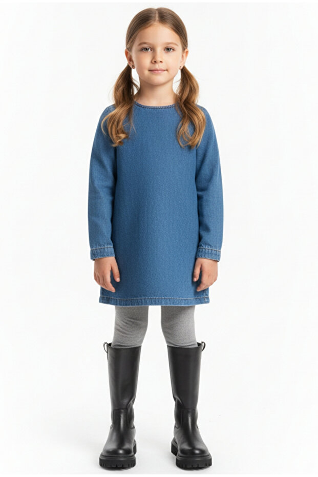 Soğuk Havalara Dayanıklı Suni Deri Düz Sade Uzun Astarlı Kaymaz Hafif Taban Çocuk Kışlık Bot Çizme - 3