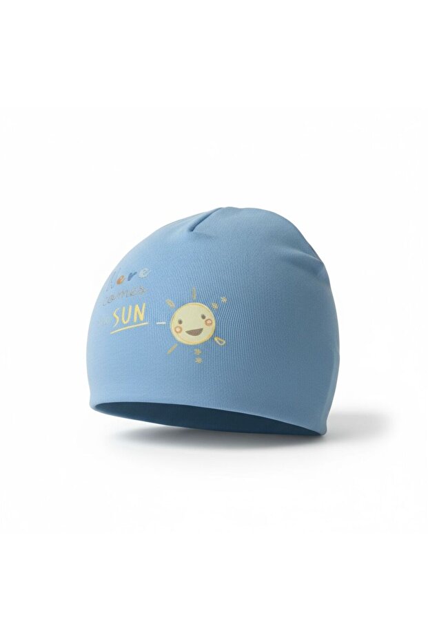 Baby Boy Combed Cotton Beret