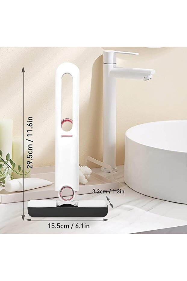 ممسحة صغيرة | ذاتية الضغط، محمولة، إسفنجة بولي يوريثان عالية الامتصاص، للمساحات الصغيرة - 5