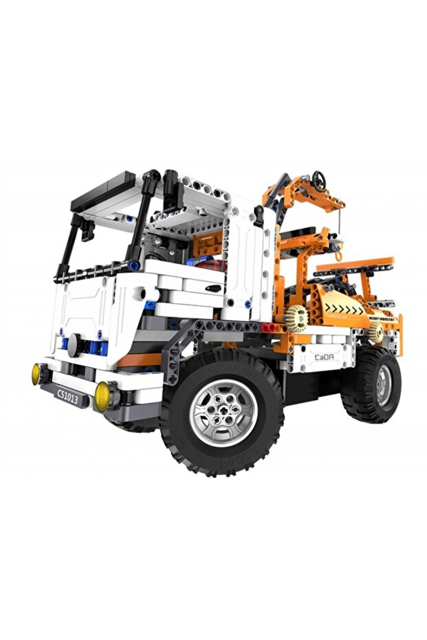 Remote Control Crane from Construction Blocks - 838 pieces - 6