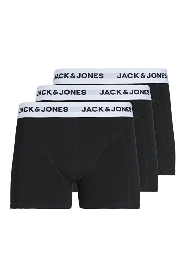 بوكسر رجالي Jack Jones Basic White WB، عبوة من 3 قطع، باللون الأبيض - 12213629