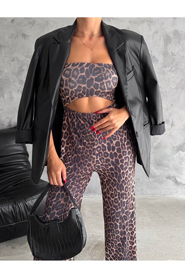 Leopar desen tulum - 2