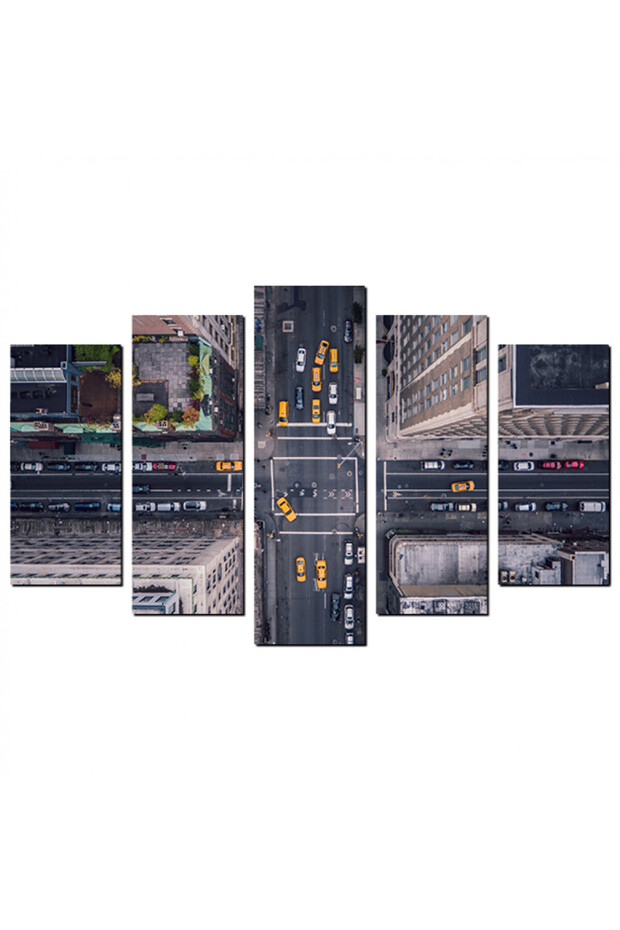 لوحه جداريه - تقاطع - 1577 - مقسمه خمسة قطع متدرجه - 1 - 1