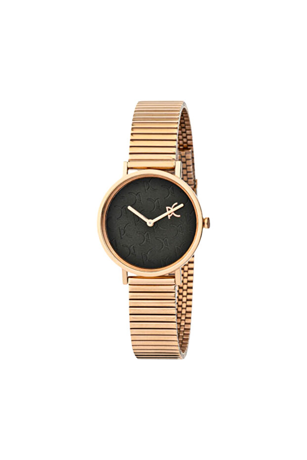 Women's Rose Gold Watch, Black Dial | Cbv.1513