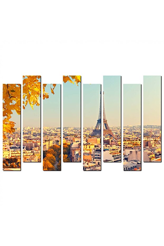 Wall panel - Eiffel Tower - 1567 - divided into eight pieces - 1