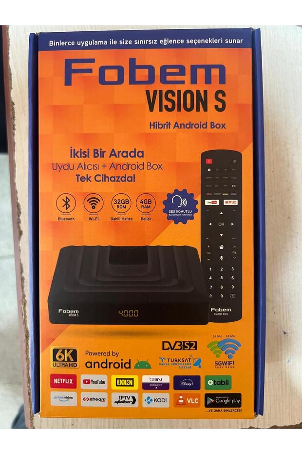VISION HİBRİT ANDROİD BOX +UYDU ALICISI - 1