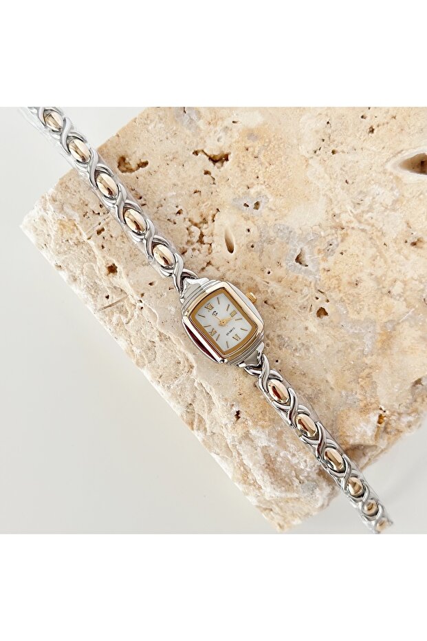Arion Silver Gold White Watch
