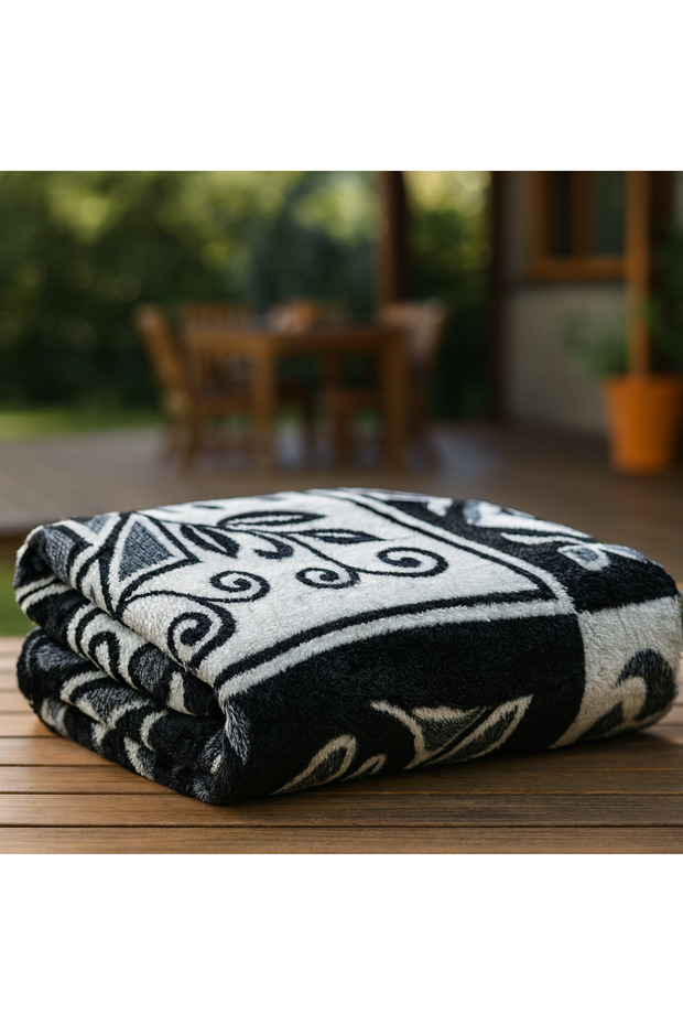 Vie En Cotton Single Plush Blanket