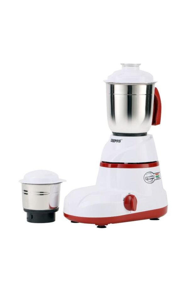2-IN-1 Mixer Grinder- GSB 5456| 550 W Powerful Motor with Stainless Steel Jars and Blades, Un