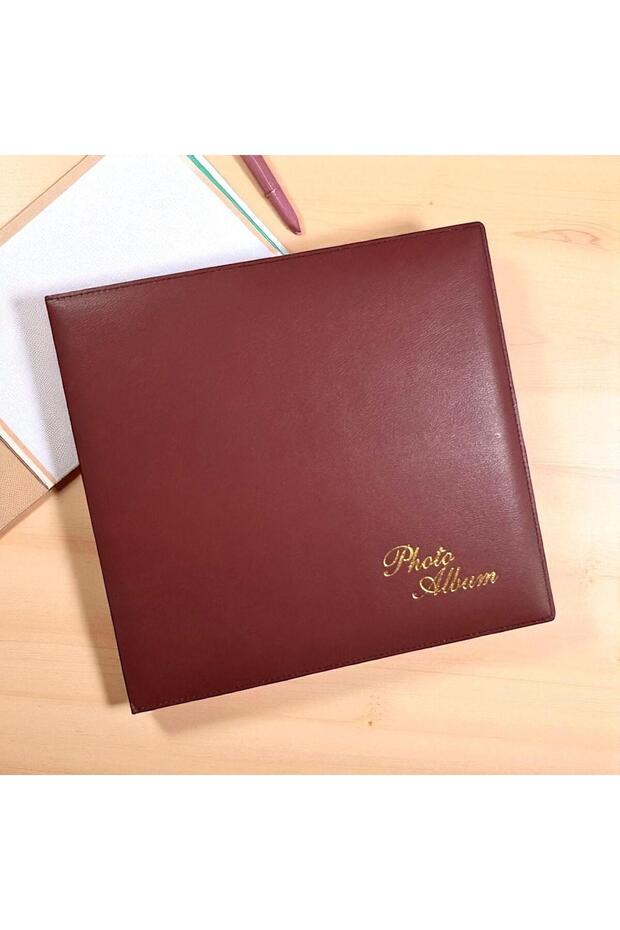 Leather Photo Album - 300 Photo Album for 10X15 Photos