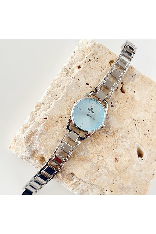 ساعة مينهو الفضية الزرقاء - 2