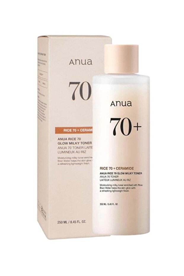 Rice 70 Glow Milky Toner for Glass Skin and Brightening