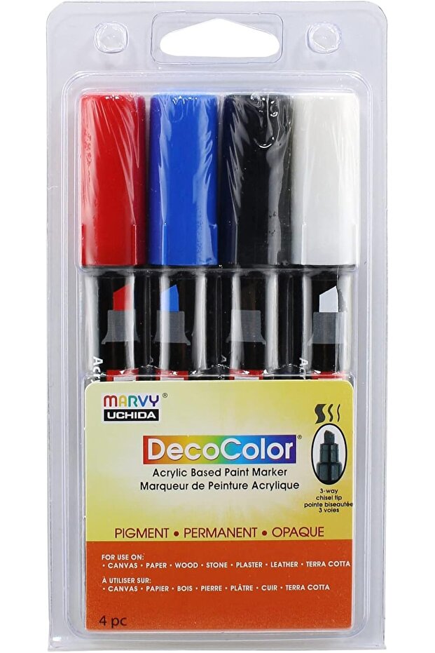 قلم طلاء ديكو كولور، ألوان أساسية - 1