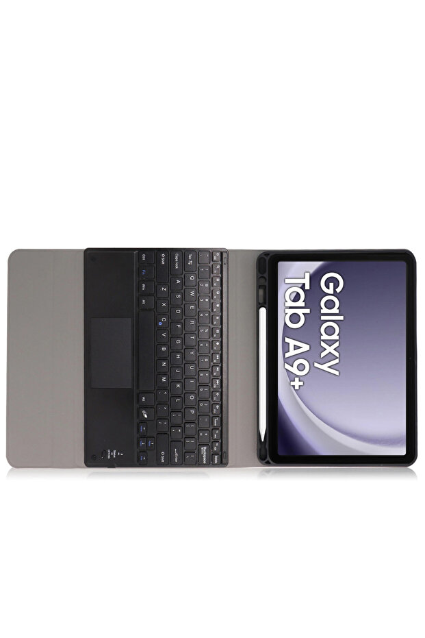 Galaxy Tab A9 Plus Bluetooth Keyboard Case with Touchpad (Black) - 3