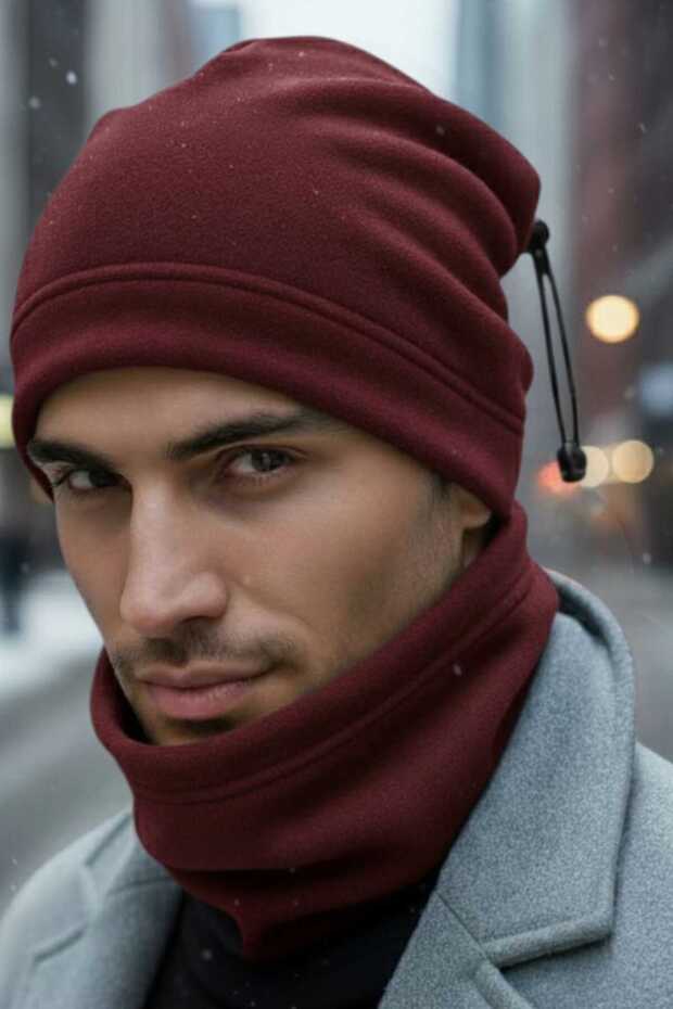Men's Fleece Beanie and Neck Gaiter Set