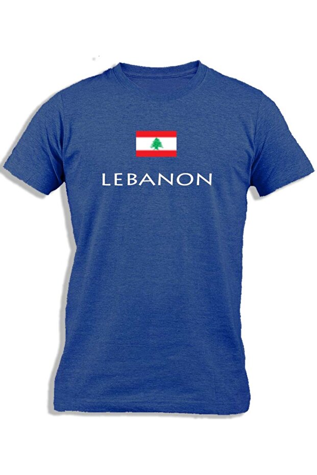LEBANON WITH FLAG