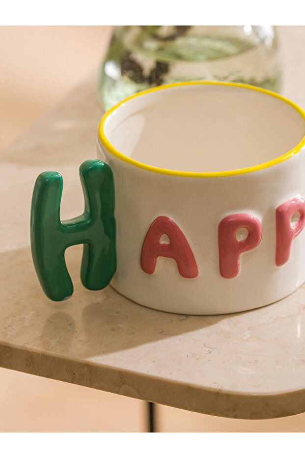 Sparkling Choices from Shining Store |   Lettering Embossed Ceramic Mug 460 ml - 3