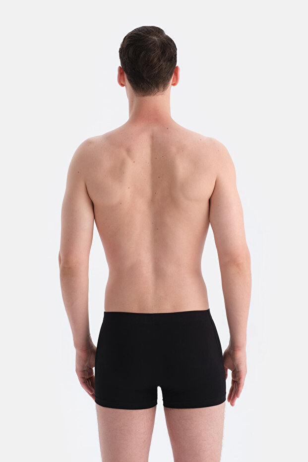 Siyah Kumaş Kaplama Basic Boxer - 2