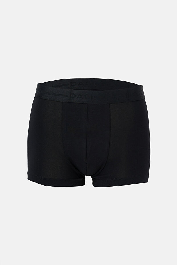 بوكسر قطني منقوش باللونين الرمادي والأسود مكون من 3 قطع - 6