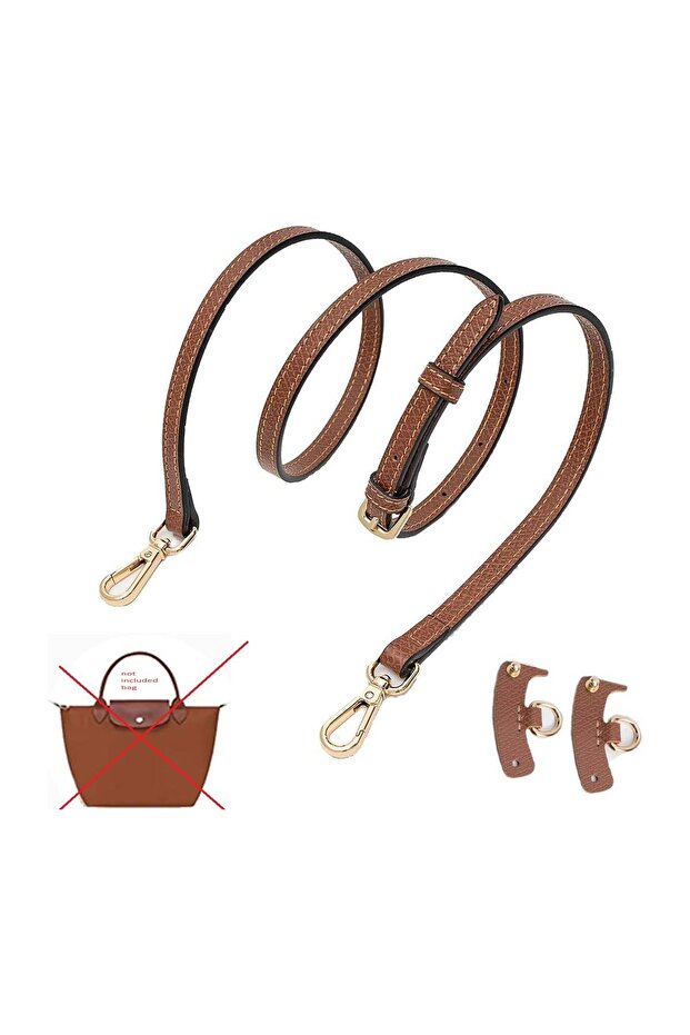 Purse Straps Replacement, Leather Handbag Shoulder Strap Adjustable for Crossbody Mini Bag