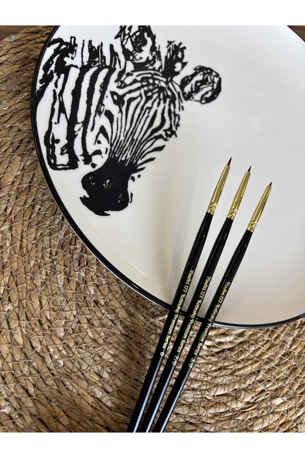 Kolinsky Premium Series Gild Miniature Brush Set 000/00/0