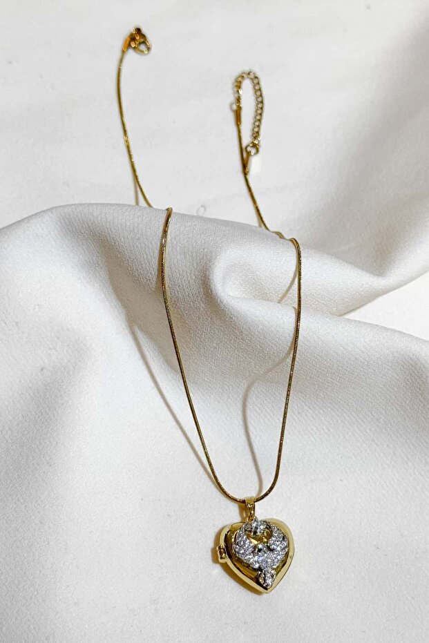 Çelik Locket Kolye - 3