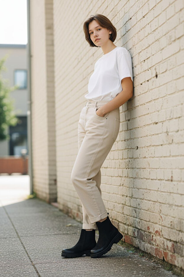 DERİ NUBUK CHELSEA BOT - 2