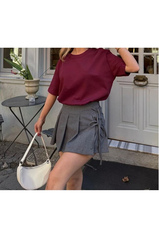 ALTTAN ŞORTLU BİYELİ ETEK - 1