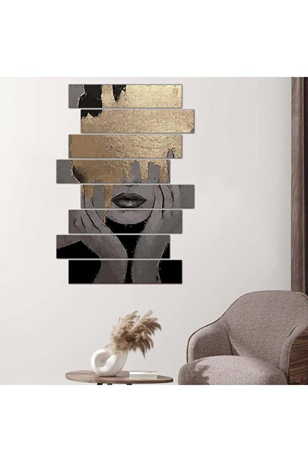 لوحه جداريه رسمة إمرأه - ٢٤٥٥٧ - مقسمه ثمانية قطع