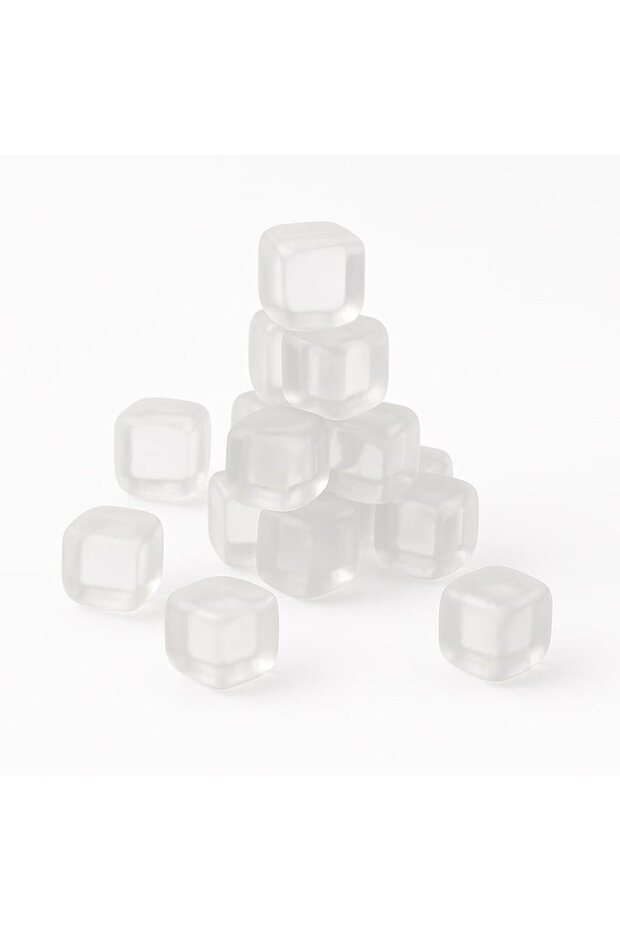 Reusable Ice Cube Set with Cube Pattern - 18pcs - 2