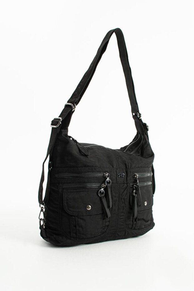 Functional Women's Bag with Back, Shoulder or Crossbody Strap Options, 30*41 cm Large Size