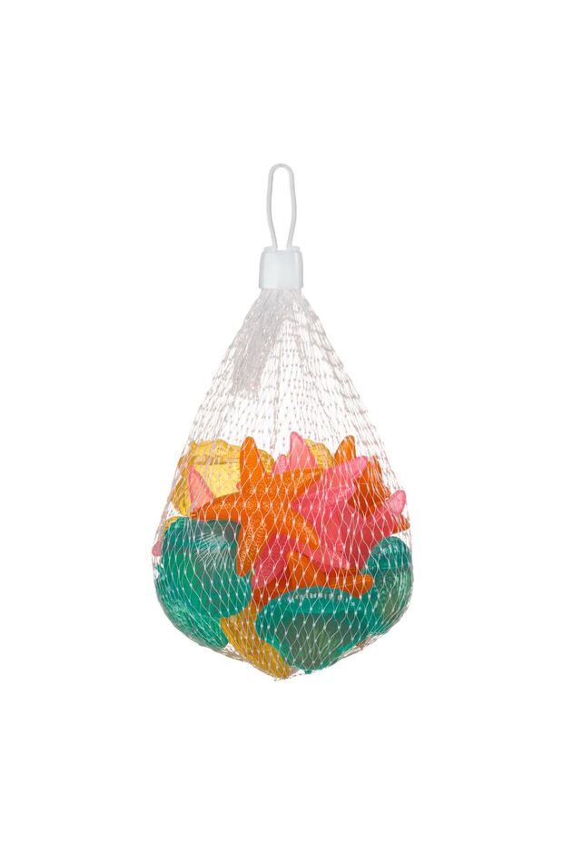 Reusable Ice Cubes Set with Colorful Shell Pattern - 24pcs - 3