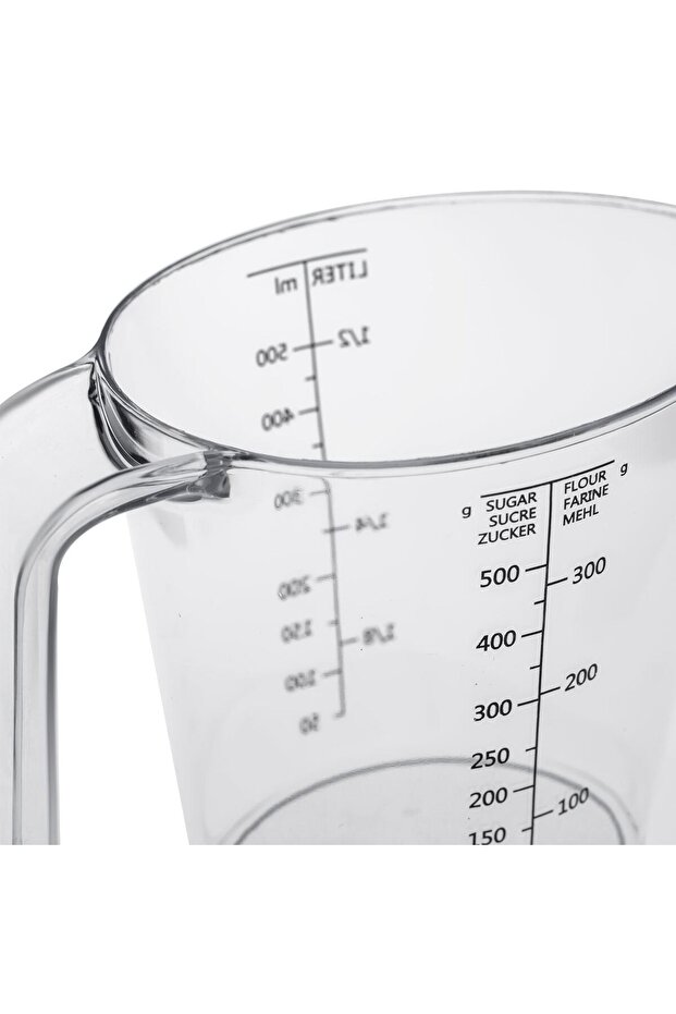 Transparent Plastic Measuring Cup 500ml - 3