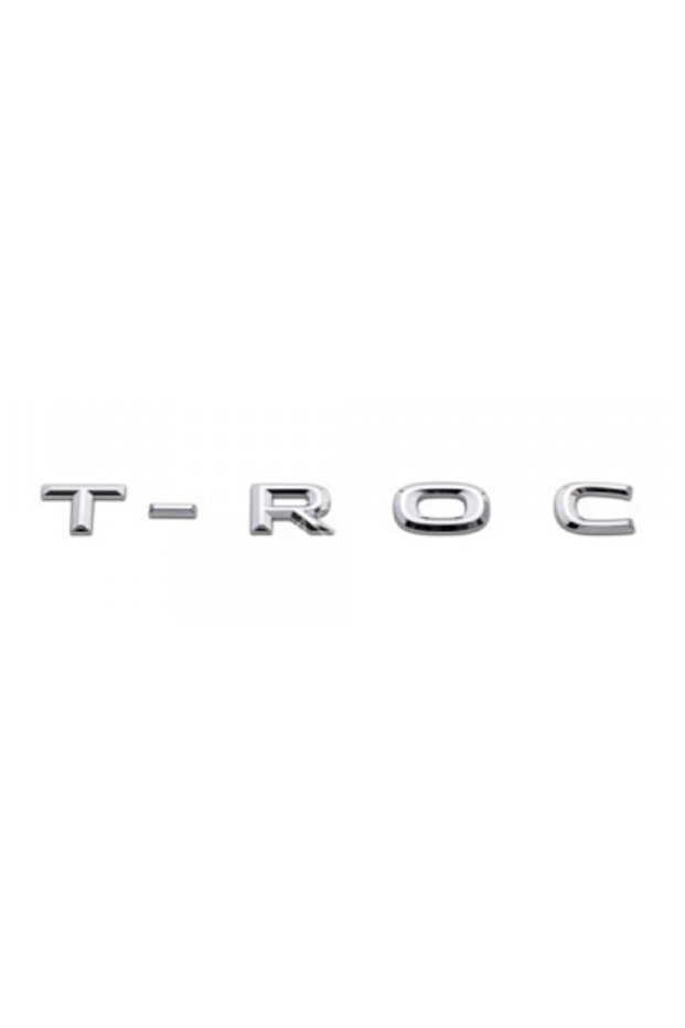 T-Roc Chrome Trunk Lettering T-Roc 2018>2021 Compatible