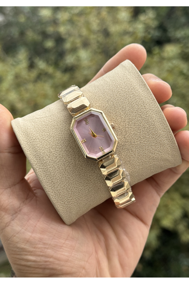 New Season Special Cut Glass Design Octagonal Case Women's Wristwatch