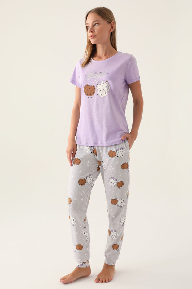 Brunch Lilac Women's Short Sleeve Pajama Set