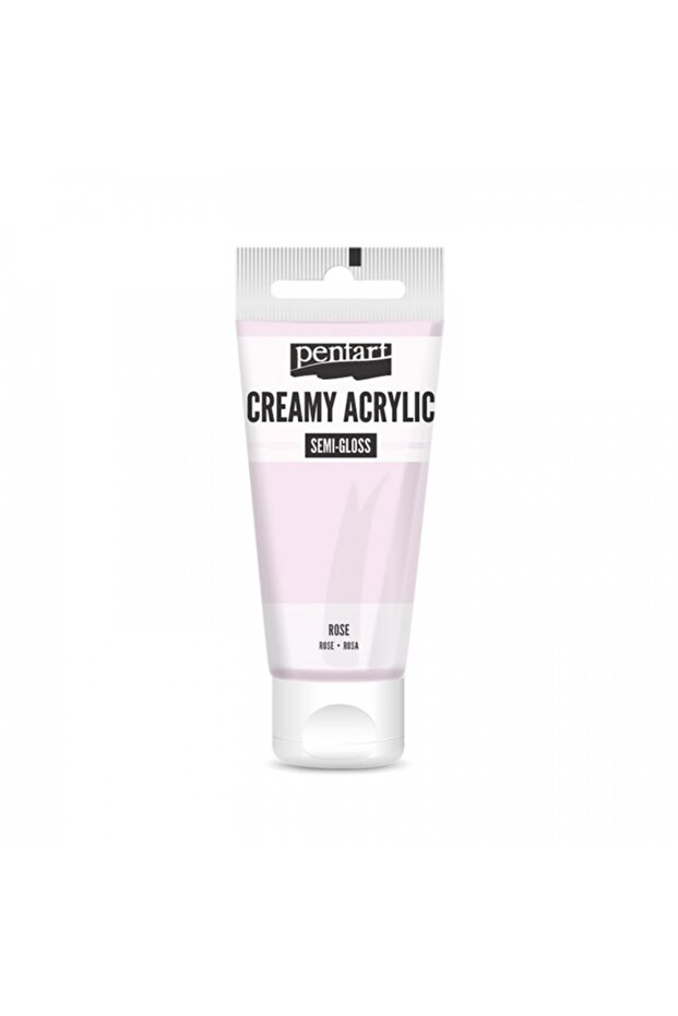 Creamy Acrylic Paint 200ml semi gloss Rose