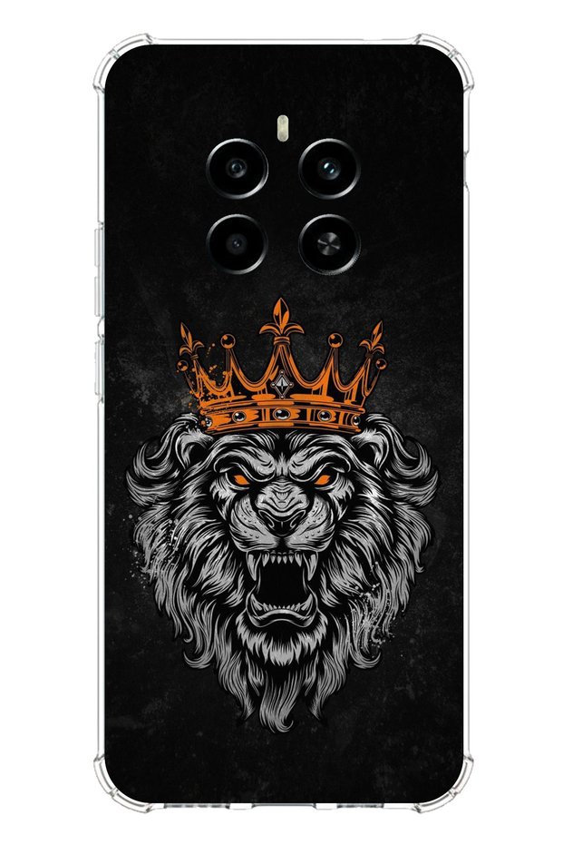 Realme 12 Plus Compatible Wolf Spirit Printed Silicone Case
