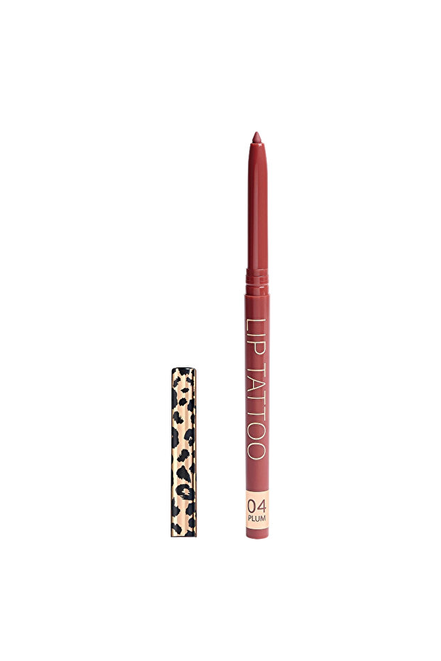 Automatic Lip Liner 04 Plum - Precise Application & Matte Finish - 2