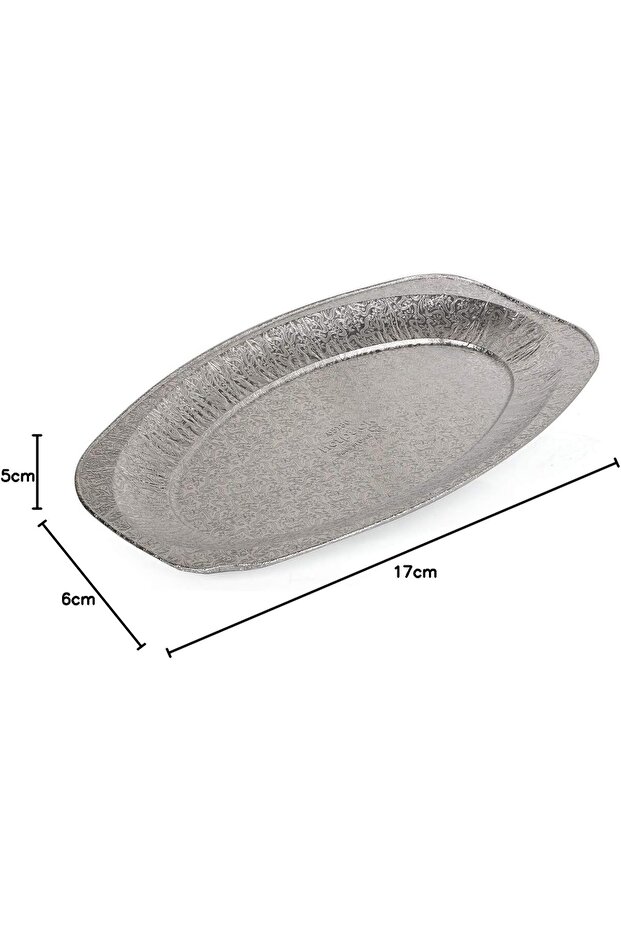 5 Piece Large Aluminum Platter, 17 Inch