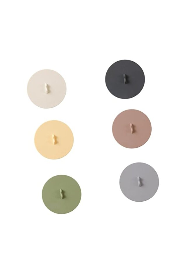 Reusable Universal Silicone Cup Lids in 6 Colors, Dust - proof and Leak - proof for Glass Cup, Tea Cups and Coffee Cups 6 Pcs