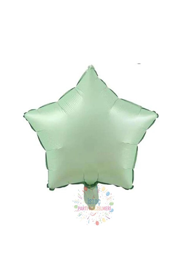 Water Green Color Star Foil Balloon