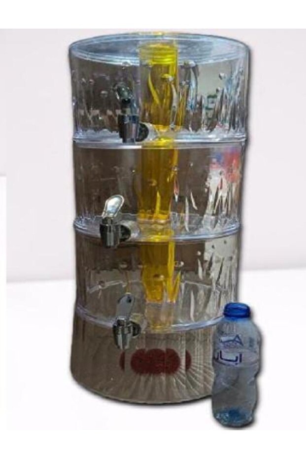 Triple Juice Dispenser with Ice Column in Each Layer - 1