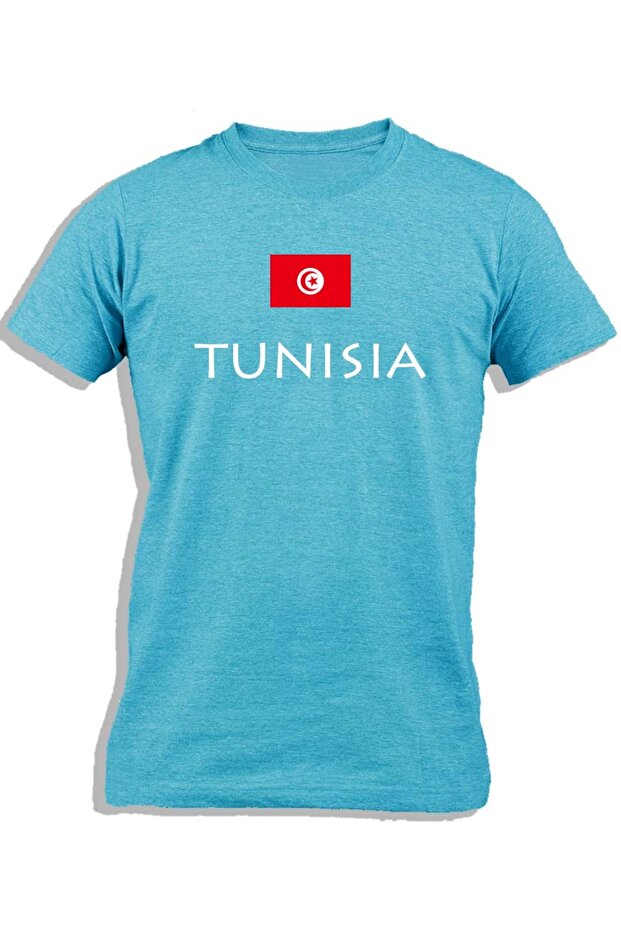 TUNISIA WITH FLAG