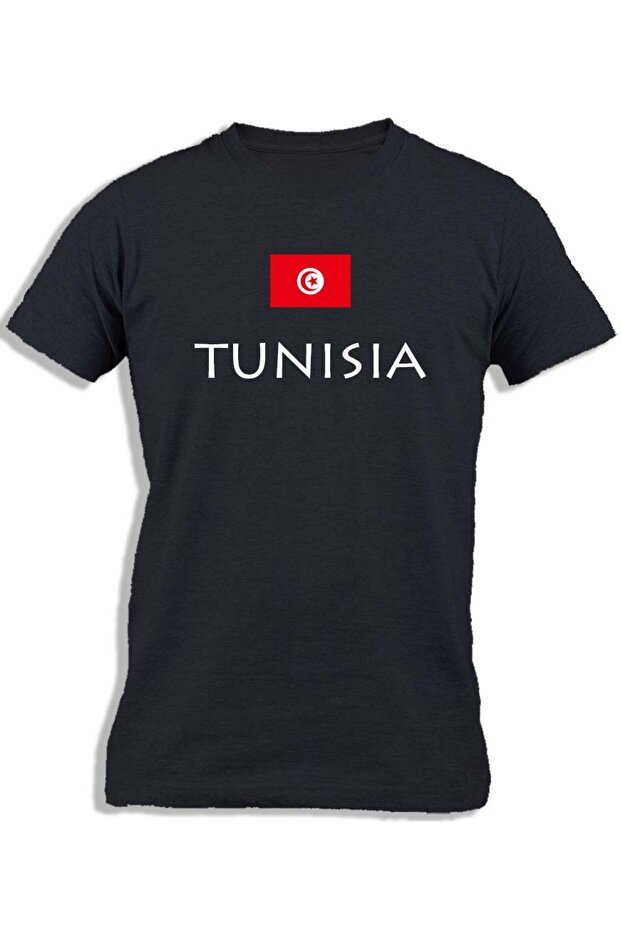 TUNISIA WITH FLAG