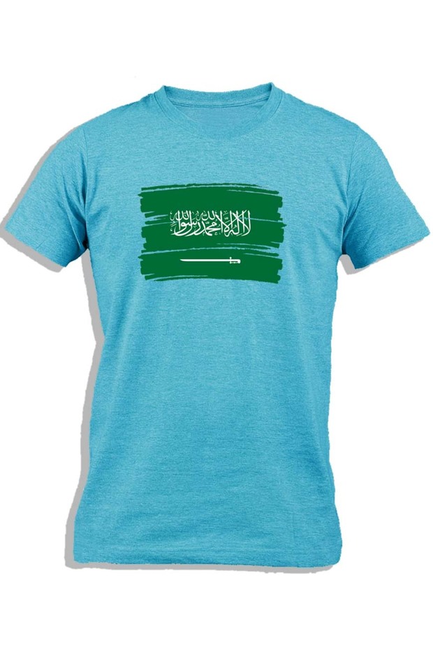 SAUDI ARABIA PAINTED FLAG